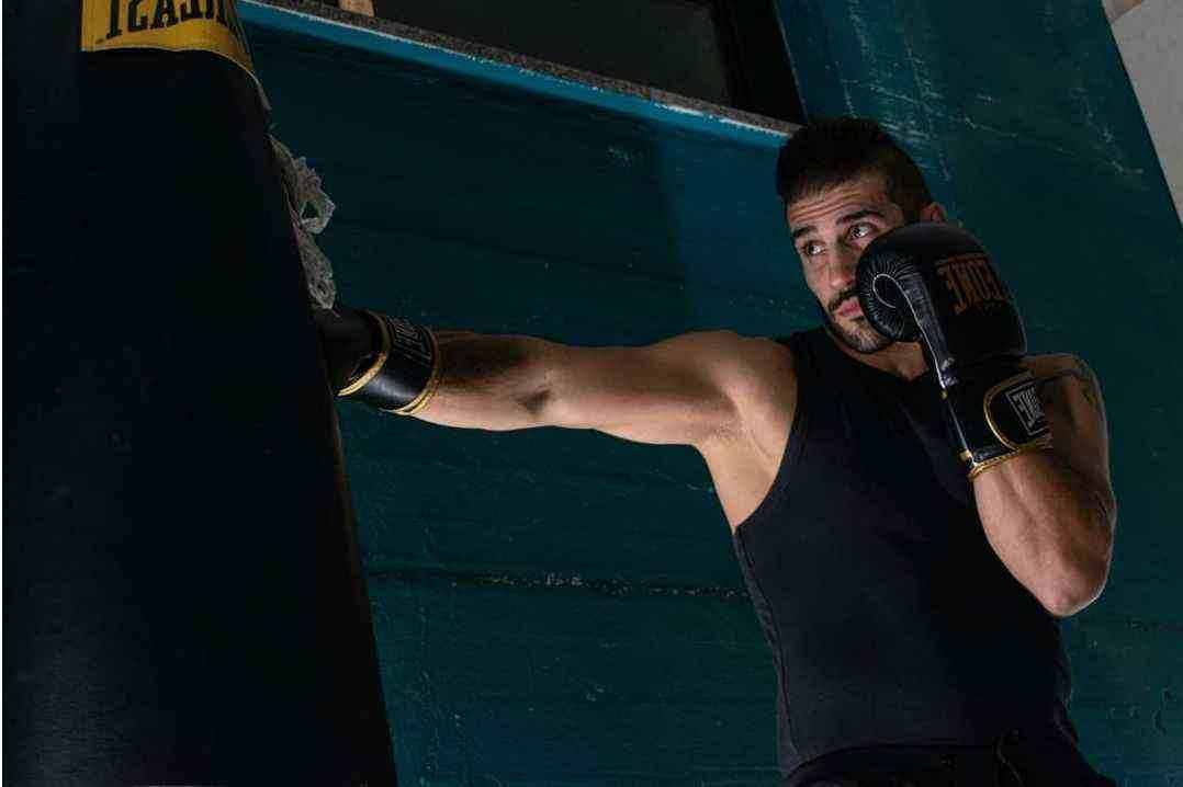 Boxing gloves closeup